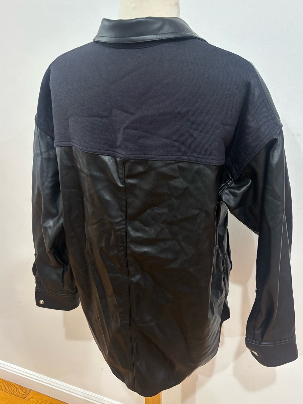 3.1 Phillip Lim Mixed Media Shirt Jacket, Size: S - Picture 14 of 15